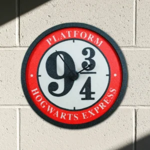 Reloj de pared de la Plataforma 9 3/4 / Harry Potter